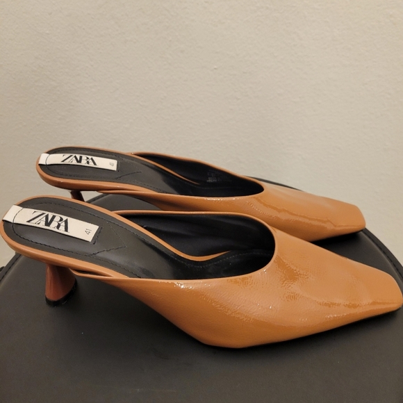Zara Orange Mules - Picture 10 of 12